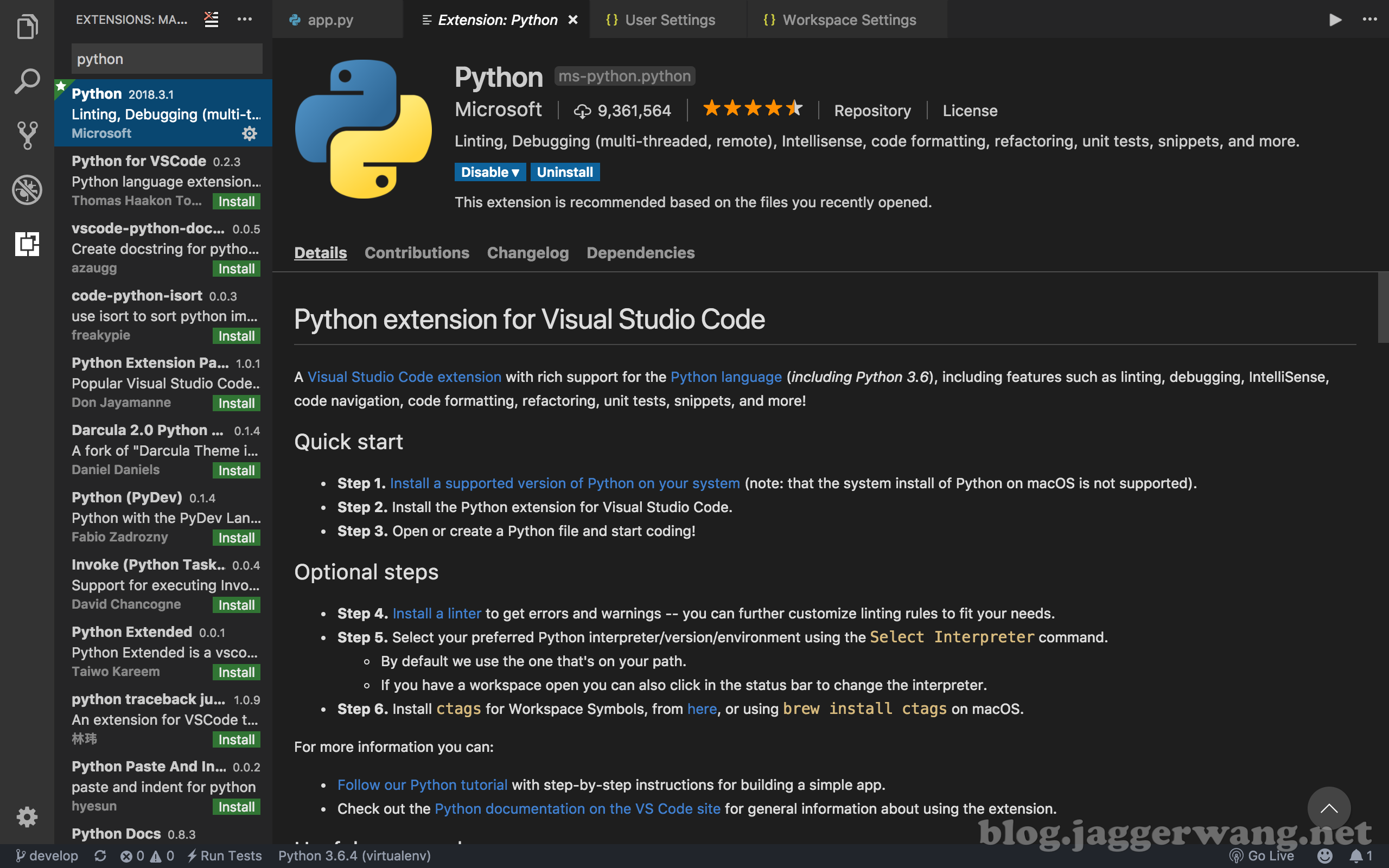 使用 VS Code 来开发和调试 Python 程序