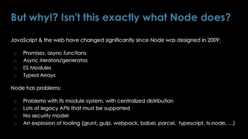 Deno 运行时入门教程：Node.js 的替代品