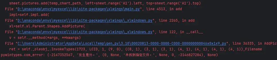 Python可视化过程中.pictures.add这里一直报错，不明原因