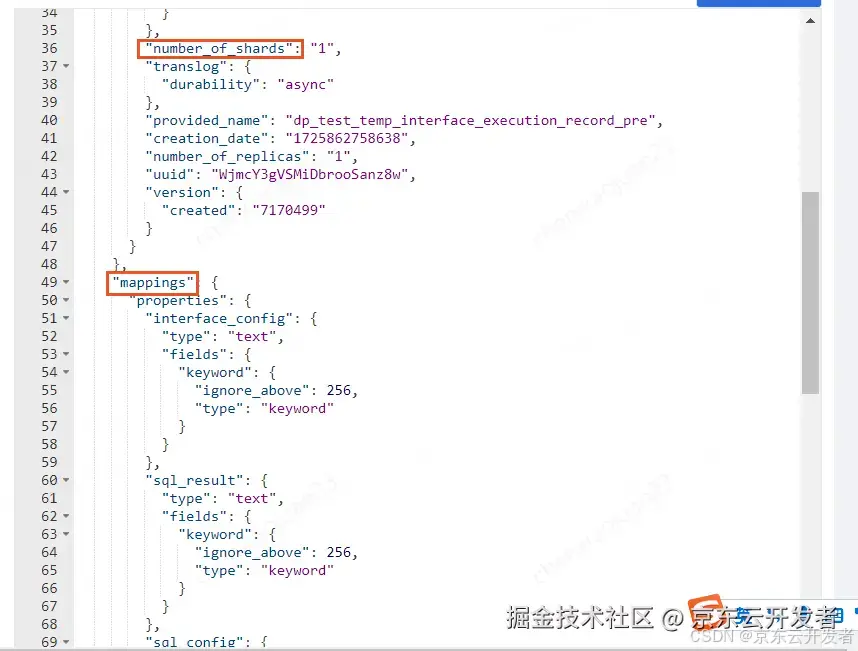 Elasticearch索引mapping写入、查看、修改