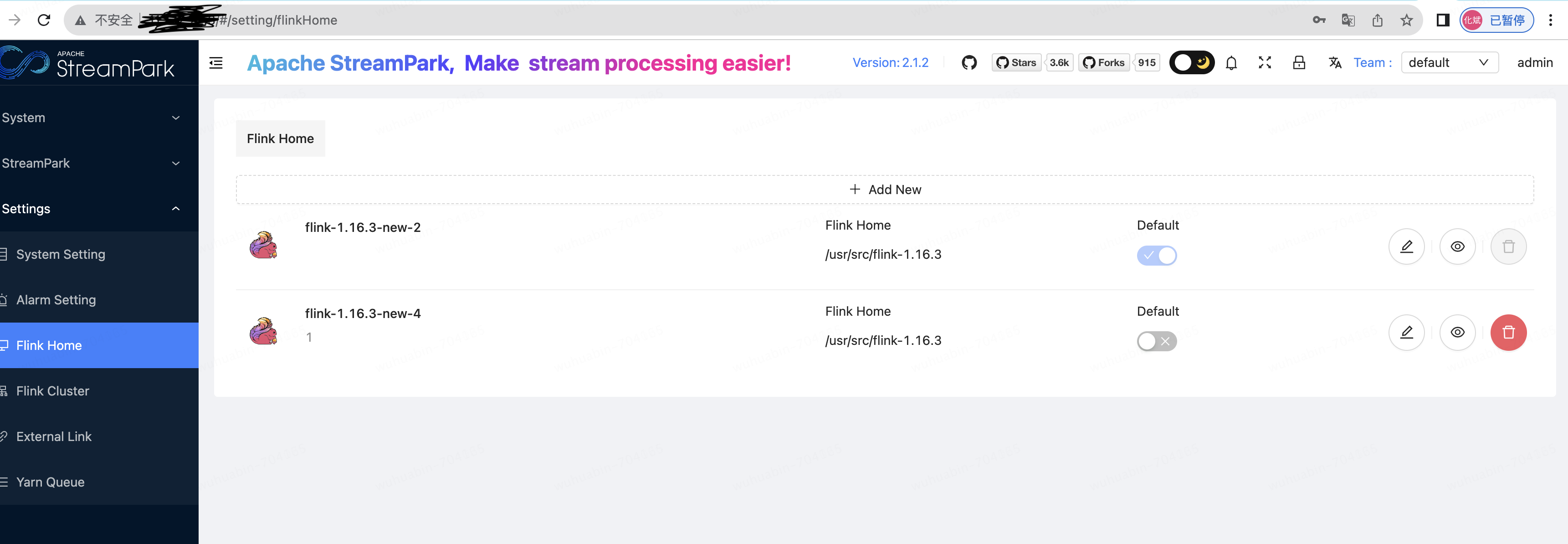 streampark+flink一键整库或多表同步mysql到doris实战