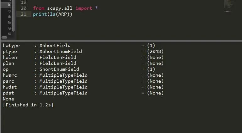 盘点一款Python发包收包利器——scapy