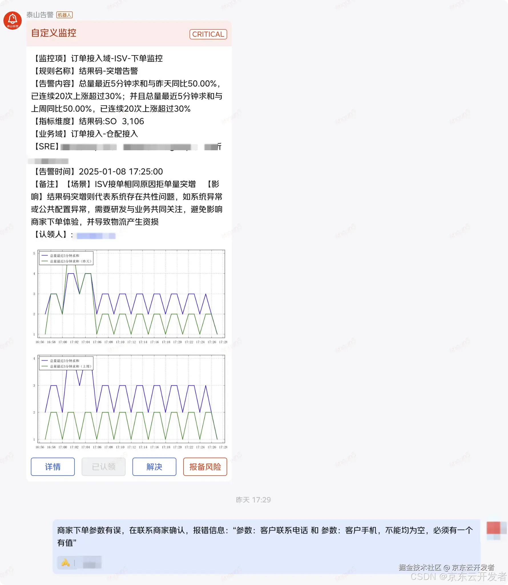 物流KA商家业务监控能力建设与实践