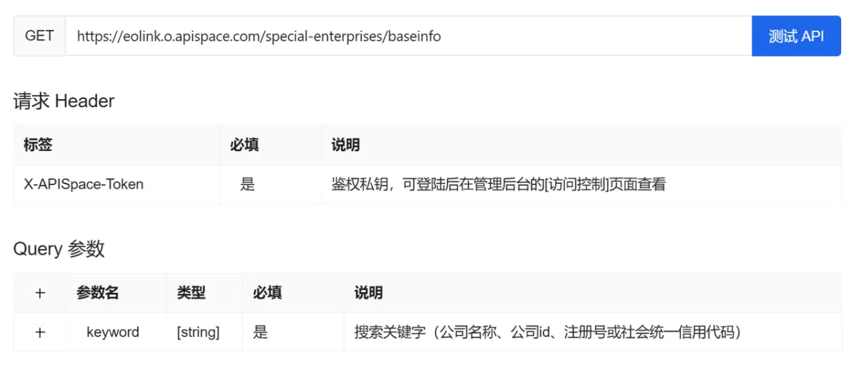 特殊企业信息轻松查询：特殊企业基本信息查询API的实用性探讨