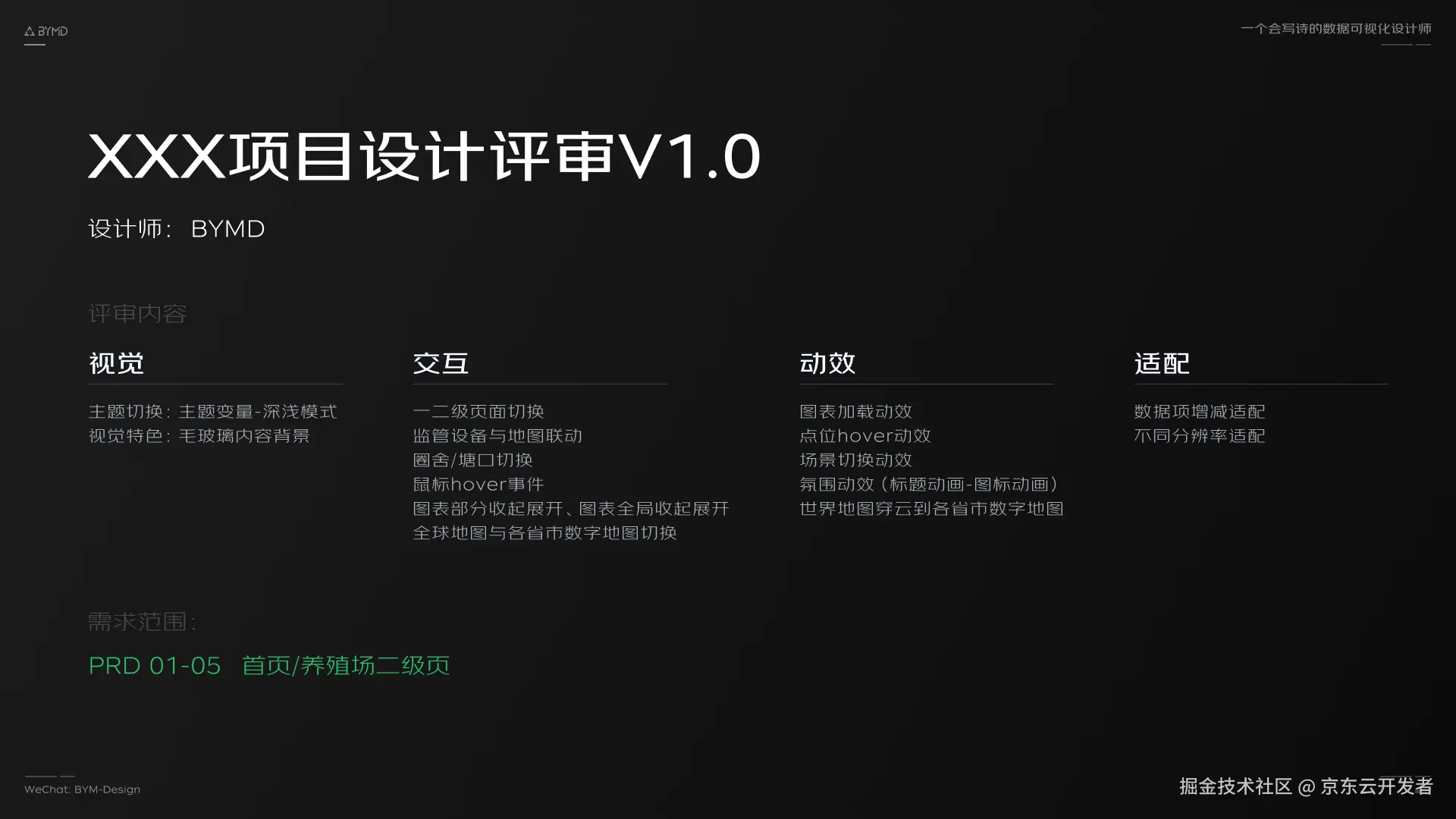 大厂B端/G端数据可视化项目如何做设计评审