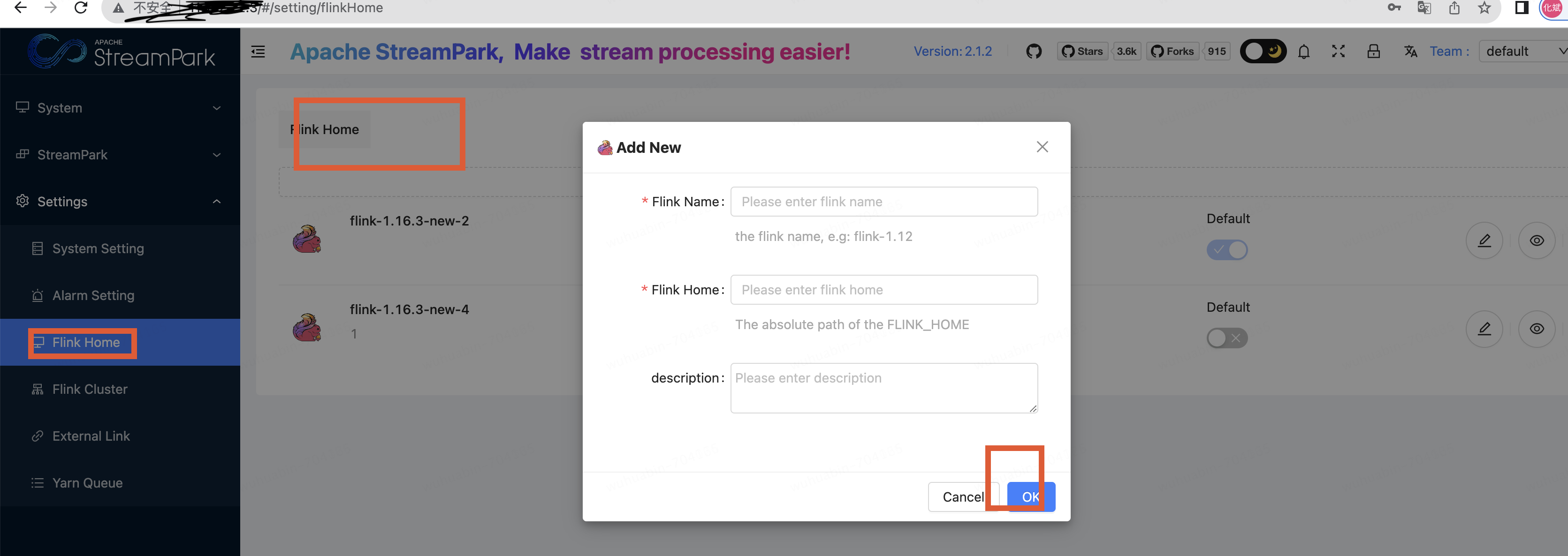 streampark+flink一键整库或多表同步mysql到doris实战