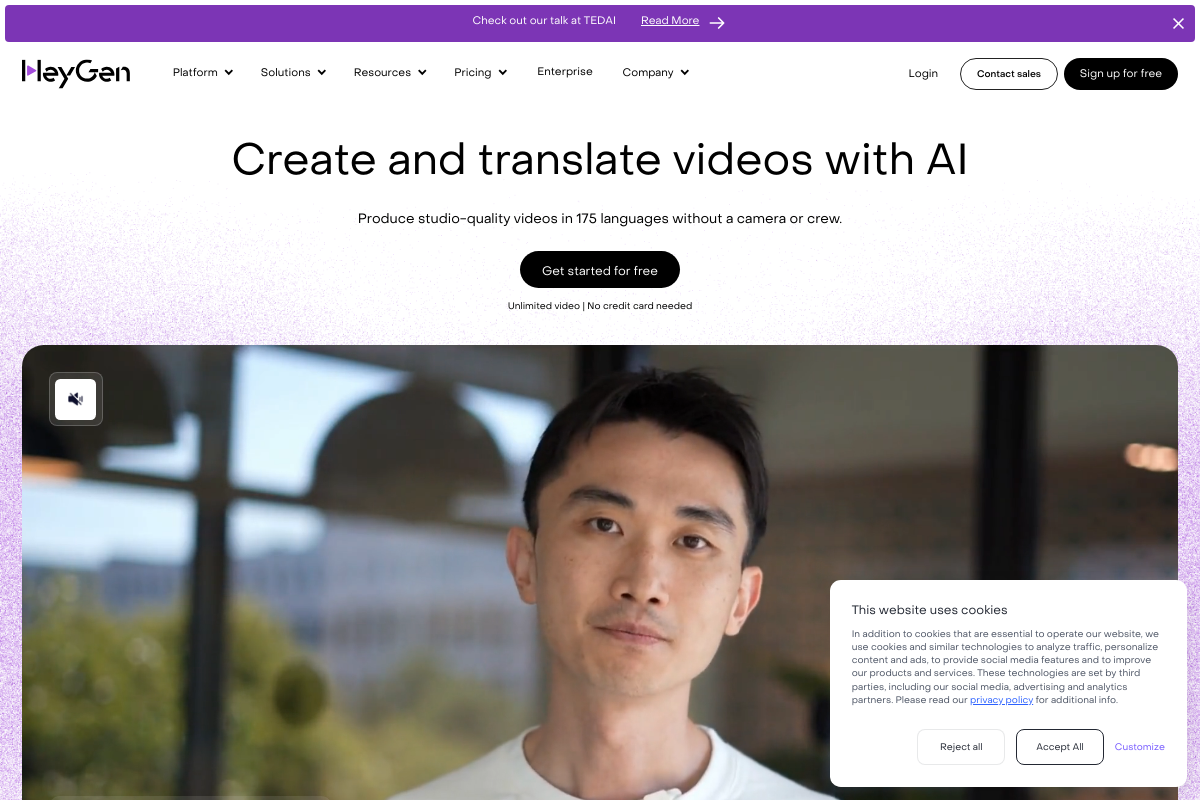 2025年6个最佳可免费试用的视频翻译API：一个报表32项指标数据对比