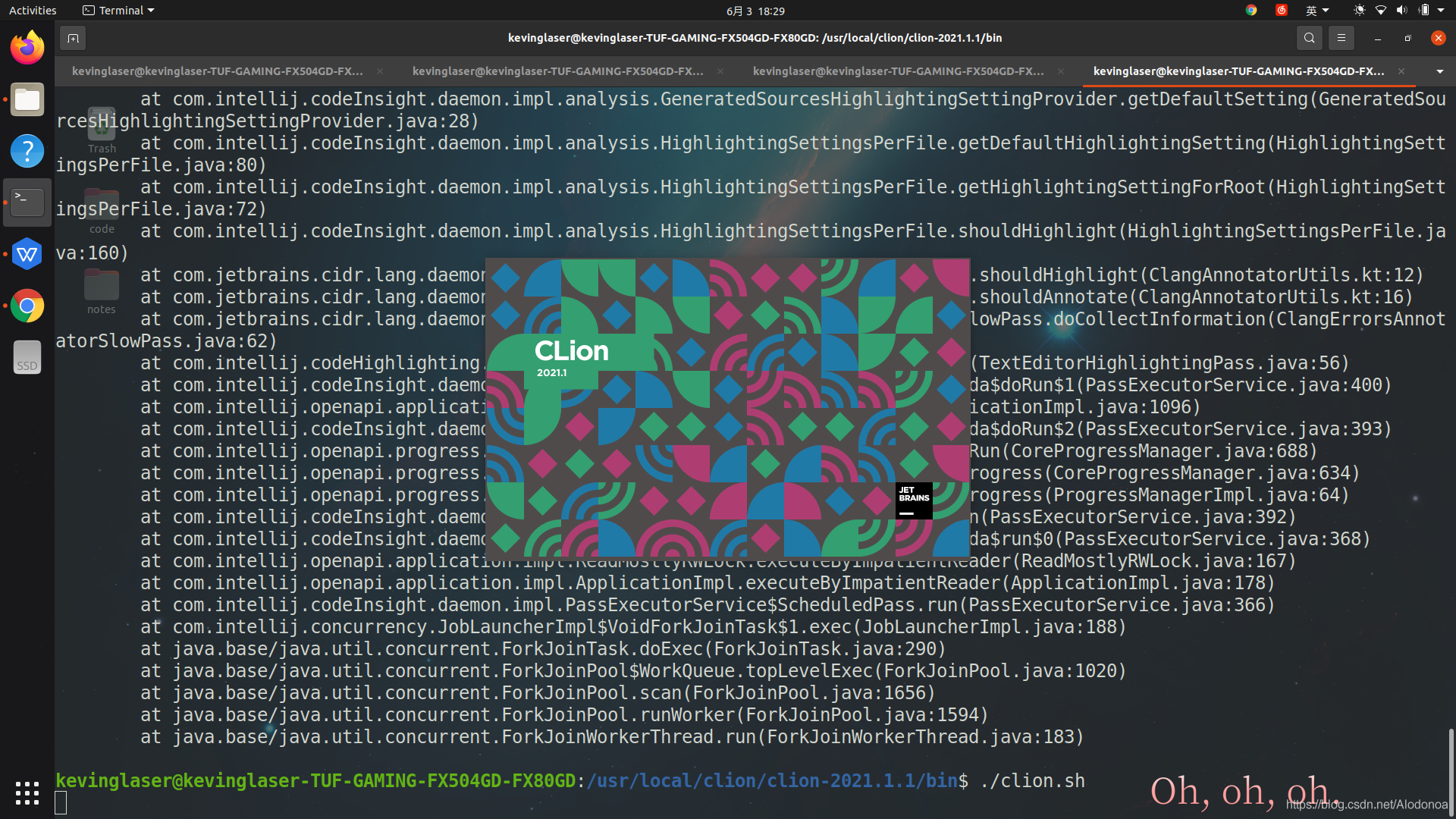 Linux、Ubuntu20.04平台安装Clion与OpenGL并实现图形算法--区域填充扫描线算法