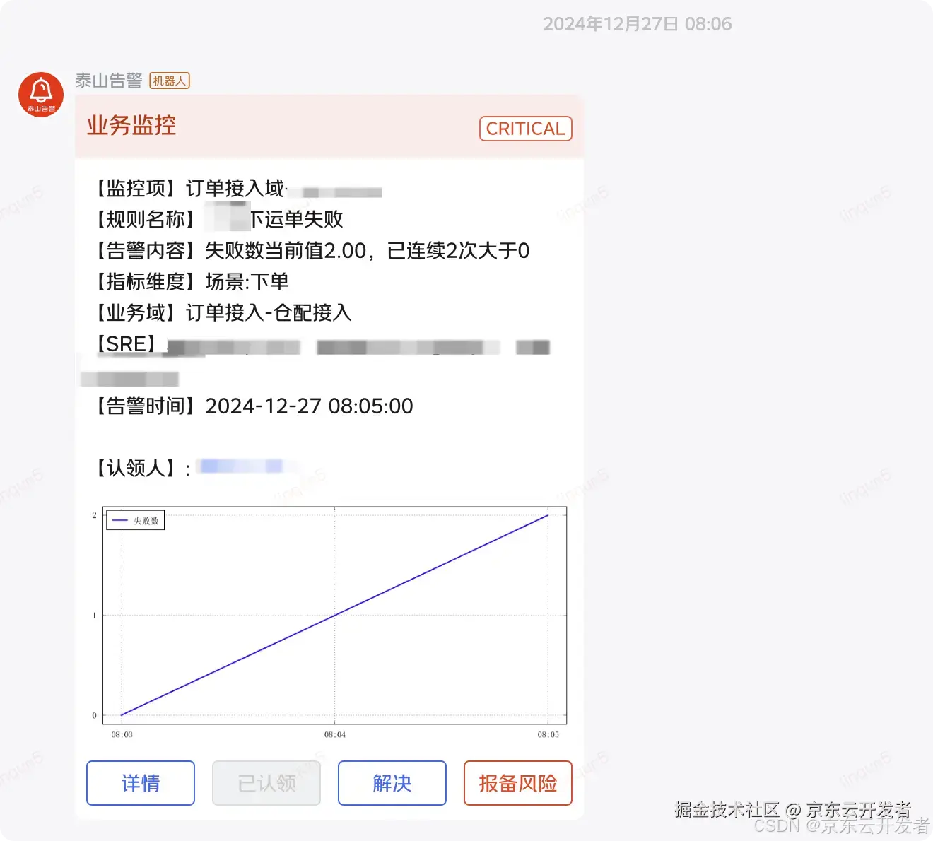 物流KA商家业务监控能力建设与实践