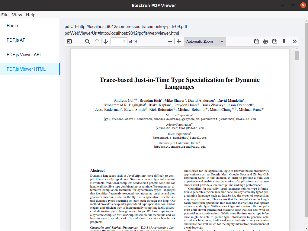 PDF.js Electron Viewer