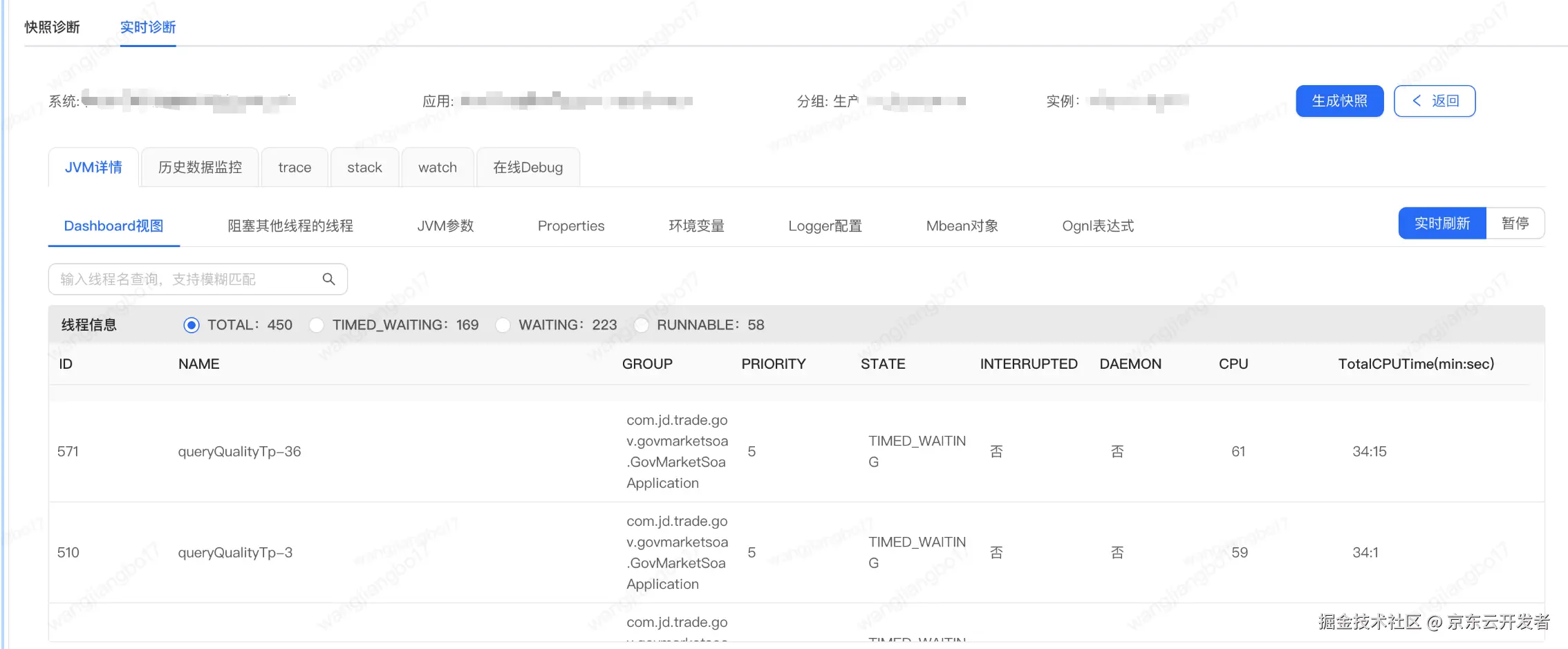 线上机器CPU占用高分析实践