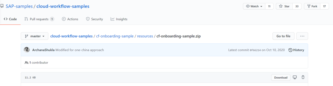 如何将SAP API Hub 上提供的工作流导入到 SAP BTP 上