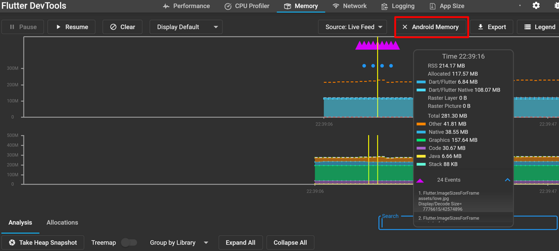 2022 Flutter Performance 性能调试工具 devTools 