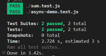 Jest测试框架、JSDoc学习