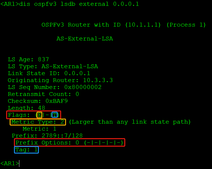 OSPFv3