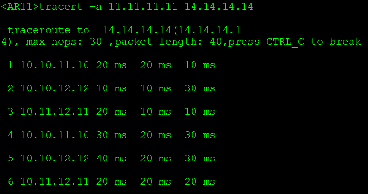 OSPF基础——区域间ABR和虚链路