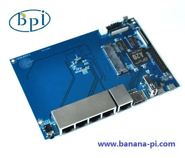 香蕉派 banana pi BPI-R1 开源智能路由器