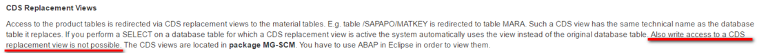 SAP CDS redirect view支持写操作吗，一个实验来验证