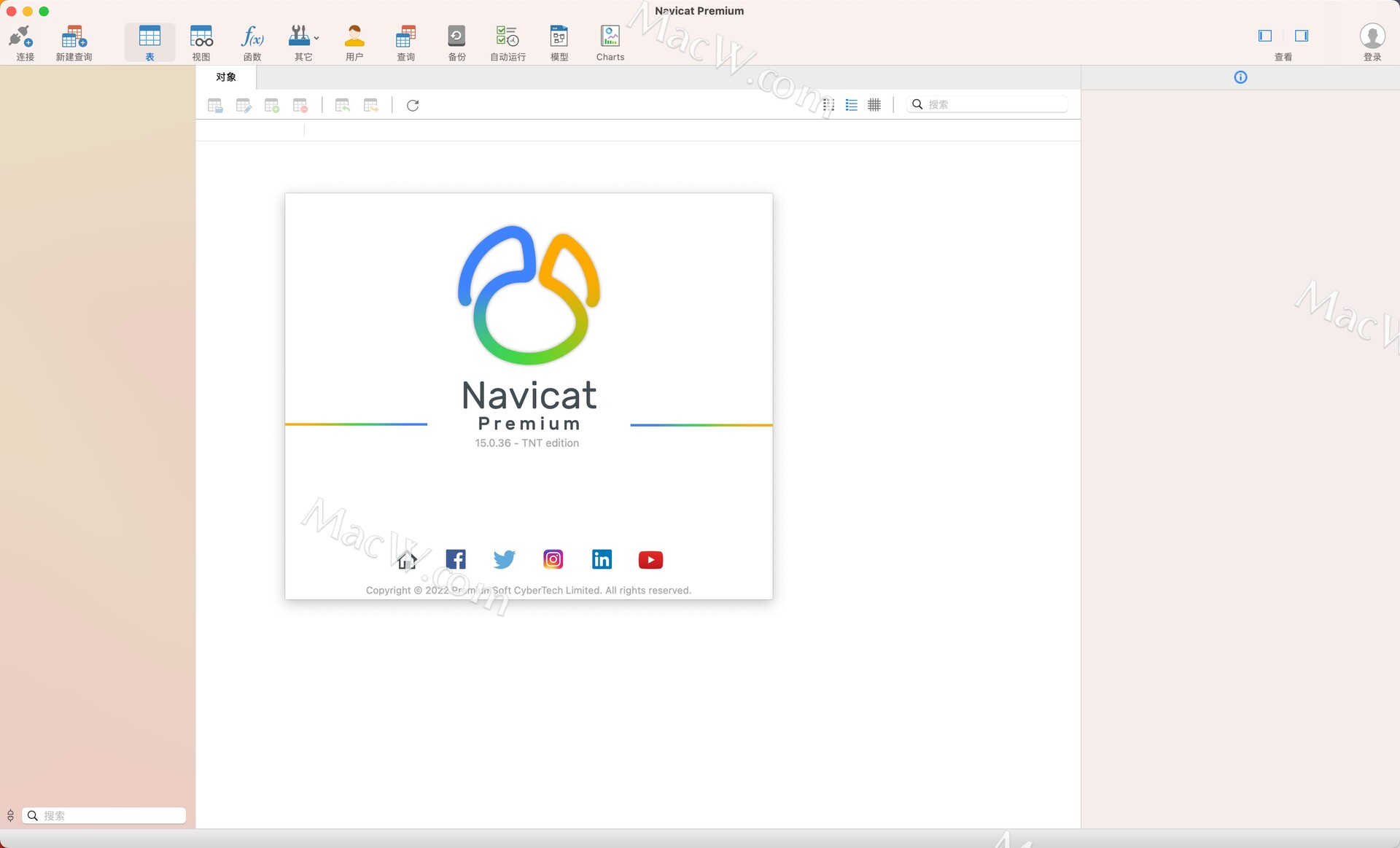 Macos数据库开发工具：Navicat Premium 15 for Mac中文激活版 支持M1