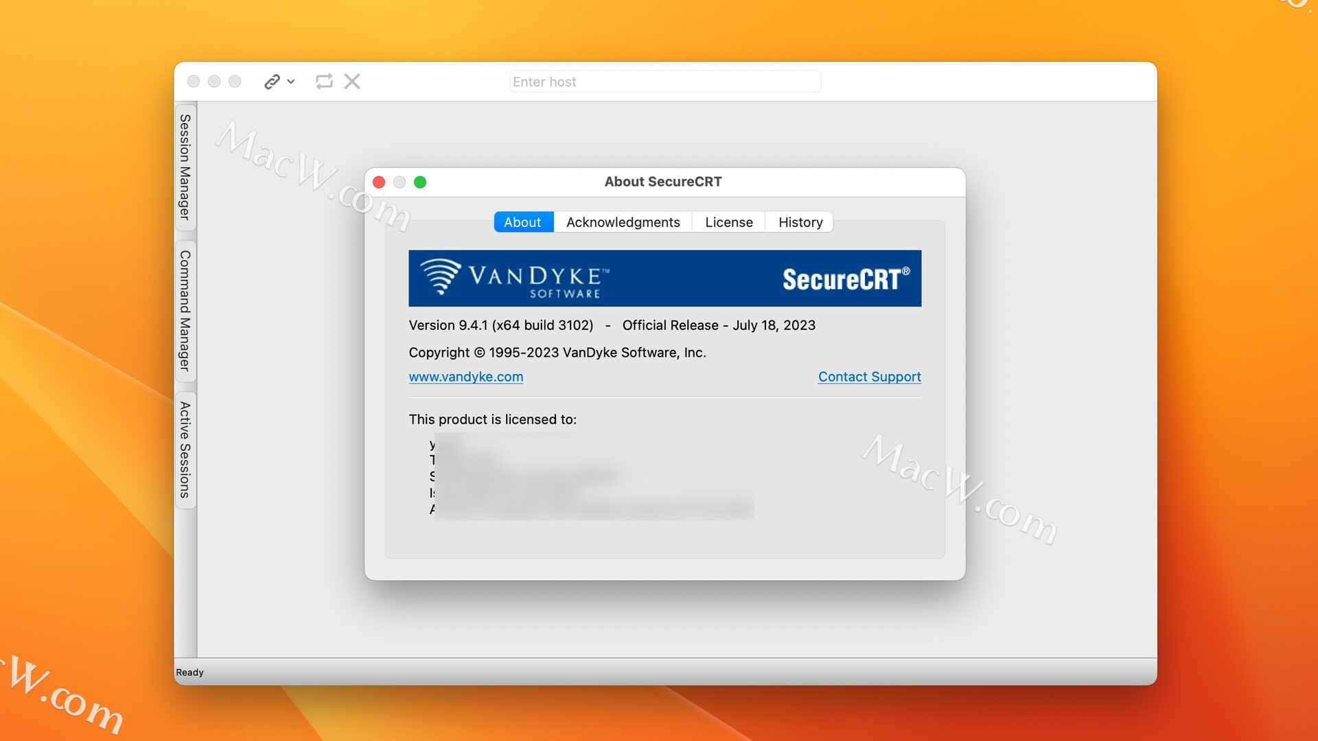 SecureCRT for mac v9.4.1注册激活版 附激活密钥