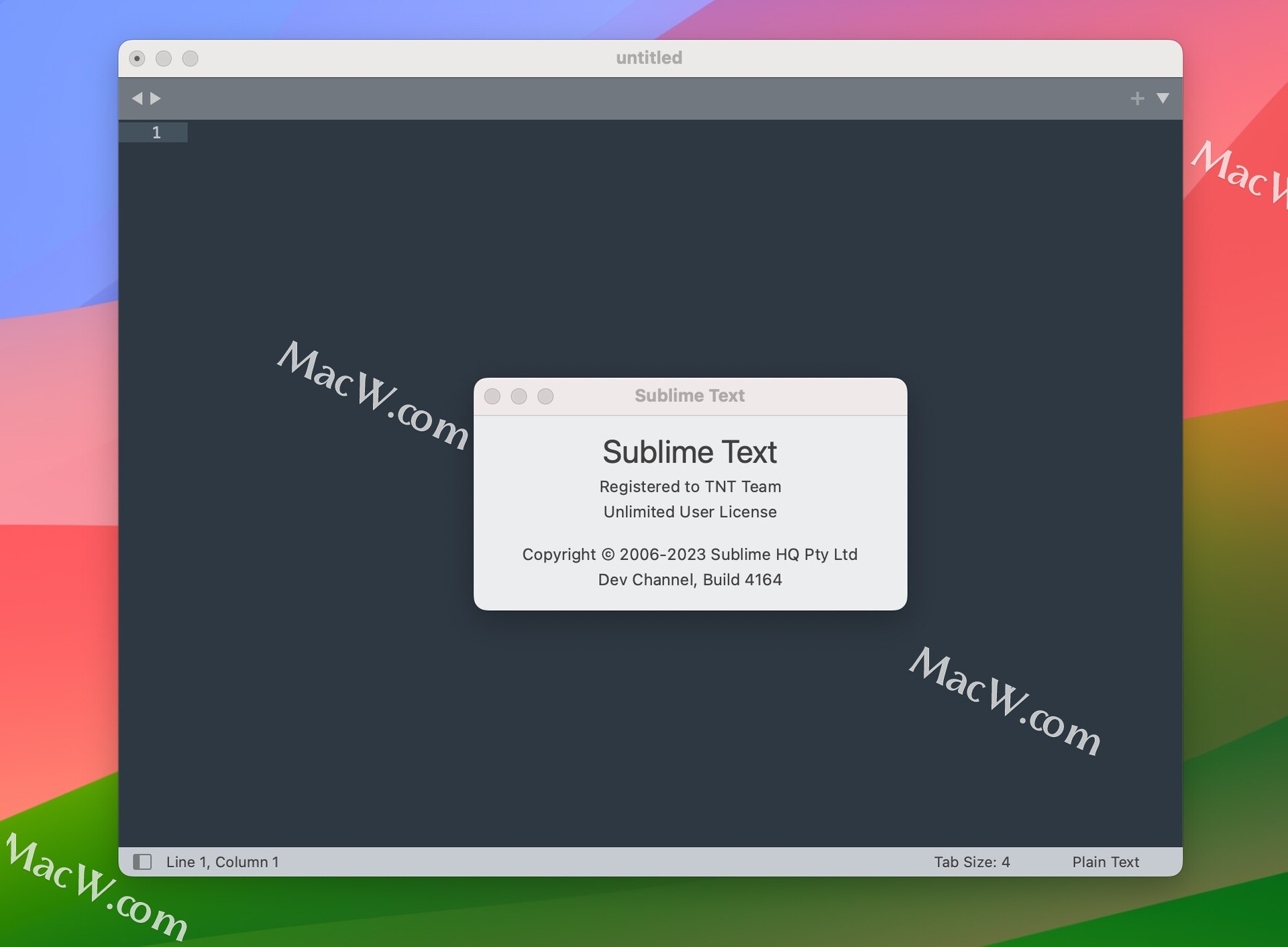 Macos代码编辑器：sublime text 汉化注册版 附注册码