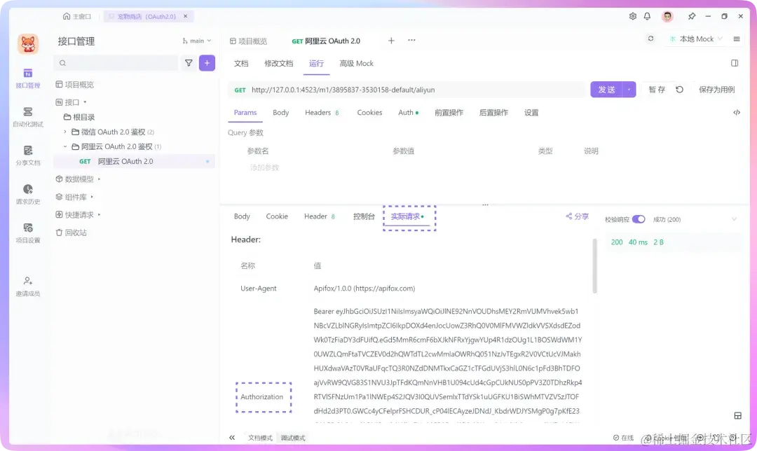 教程：使用 Apifox 配置 OAuth 2.0 并快速取得访问令牌