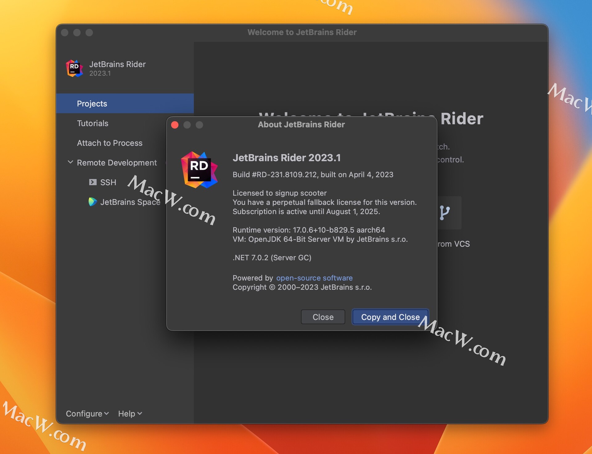 JetBrains Rider 2023 for Mac Git 版本控制指南 永久版完美激活