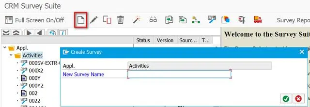 如何使用SAP CRM Marketing Survey创建一个市场问卷调查