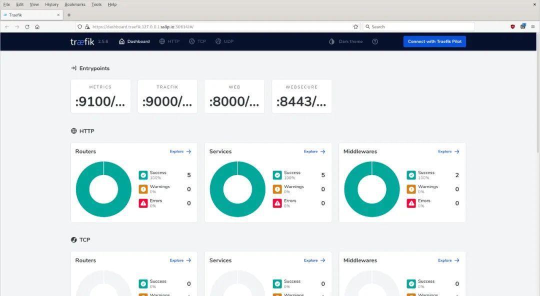 如何使用 Rancher Desktop 访问 Traefik Proxy 仪表板