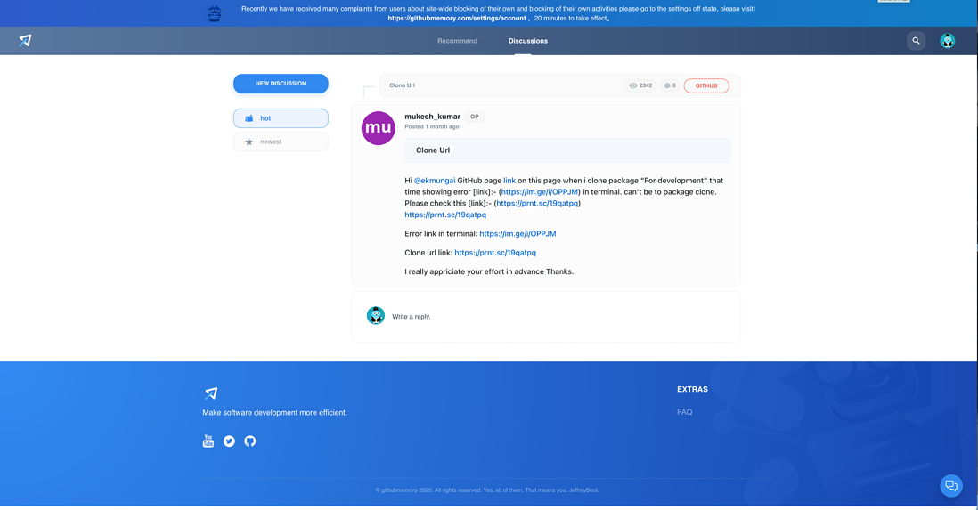 比 github 更方便的网站，可以快捷查看仓库和用户活动信息