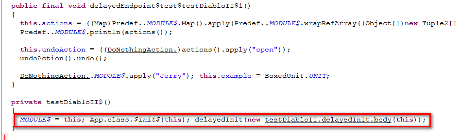App in Scala