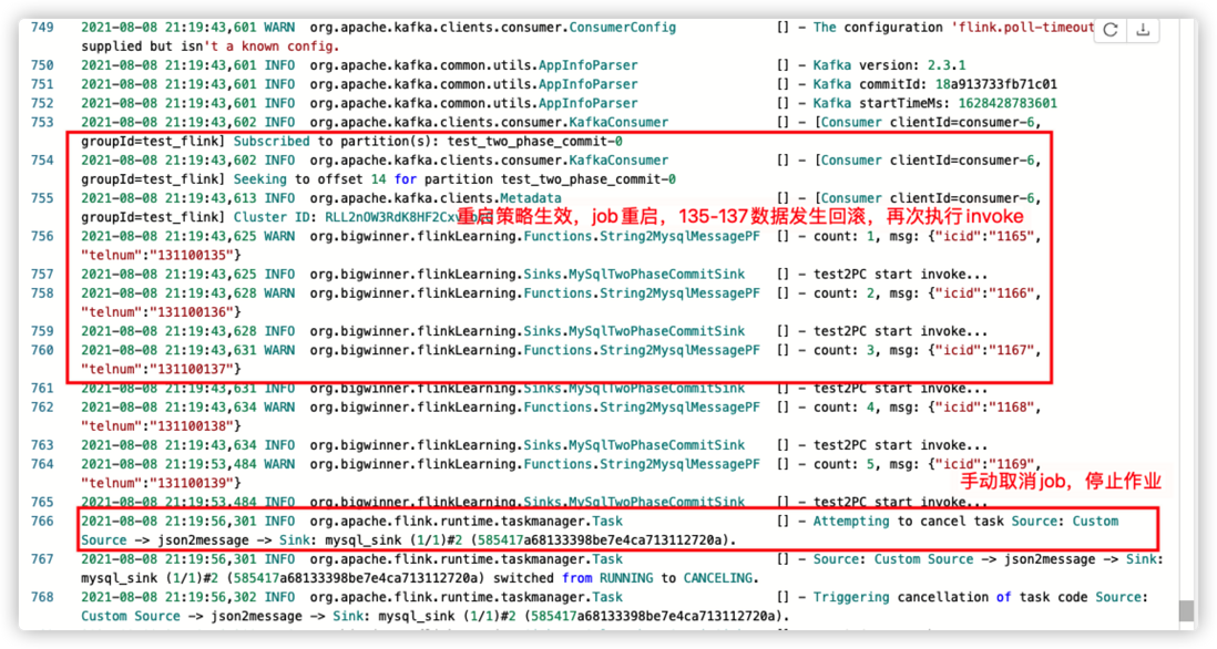 Flink EOS--整合MySQL验证2PC