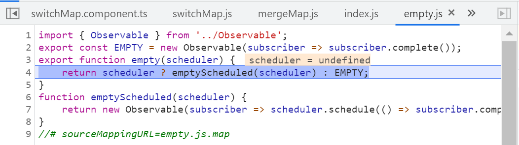 RxJs SwitchMap 学习笔记