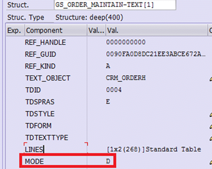 SAP CRM WebClient UI上将text area里的文本清空的后台处理