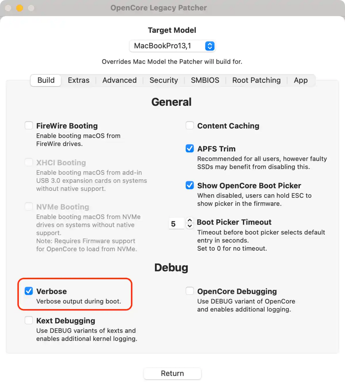 在不受支持的 Mac 上安装 macOS Sonoma (OpenCore Legacy Patcher)