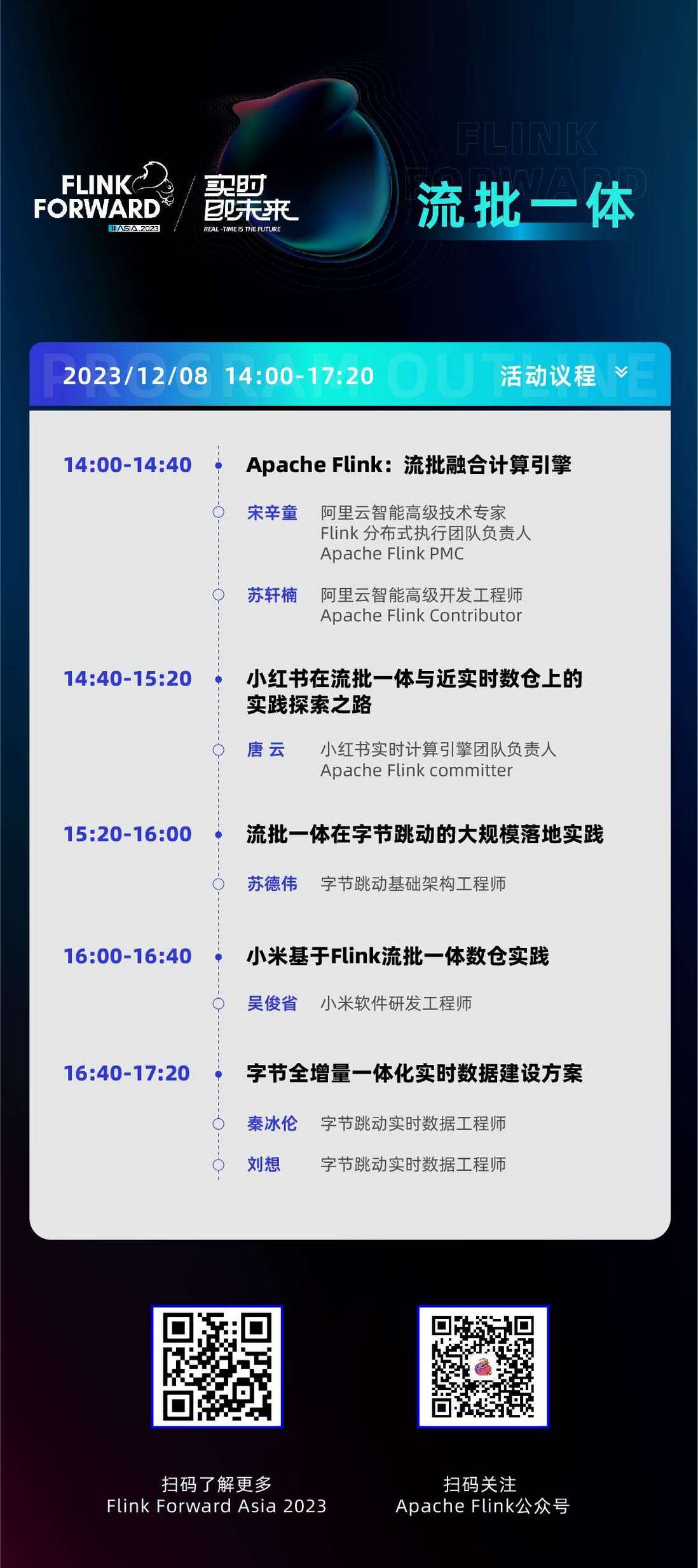 FFA 2023 专场解读：流批一体&平台建设&云原生