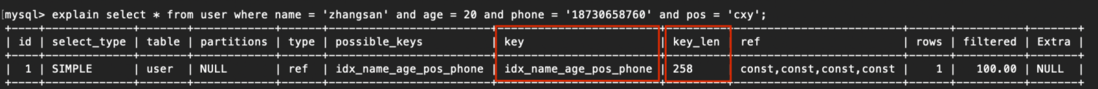 一张图搞懂MySQL的索引失效