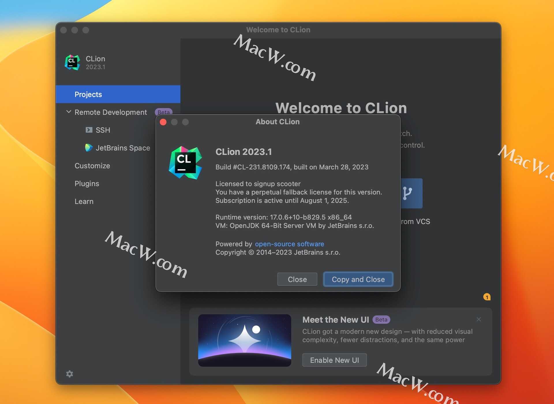 Mac开发者必选CLion 2023 永久版-智能跨平台C和C++ IDE