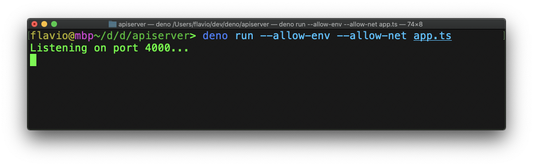 Deno 环境下的 TypeScript 开发