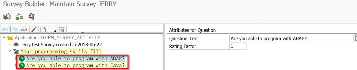 如何使用SAP CRM Marketing Survey创建一个市场问卷调查