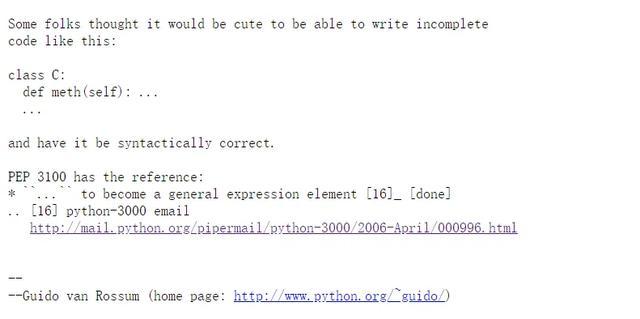 python 为什么会有个奇怪的“...”对象？