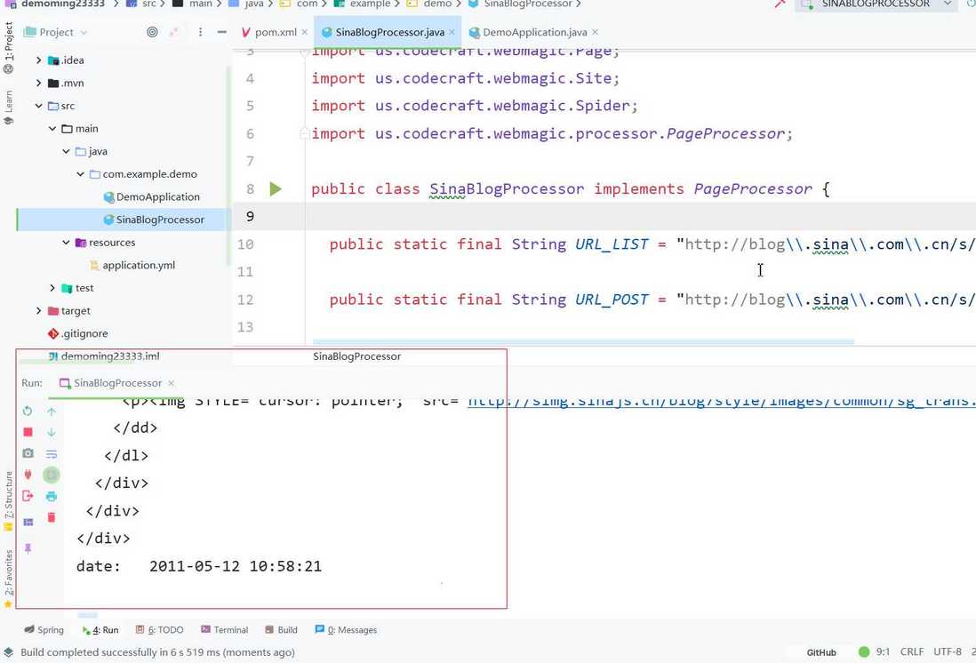 使用 | Java使用WebMagic 爬取网站