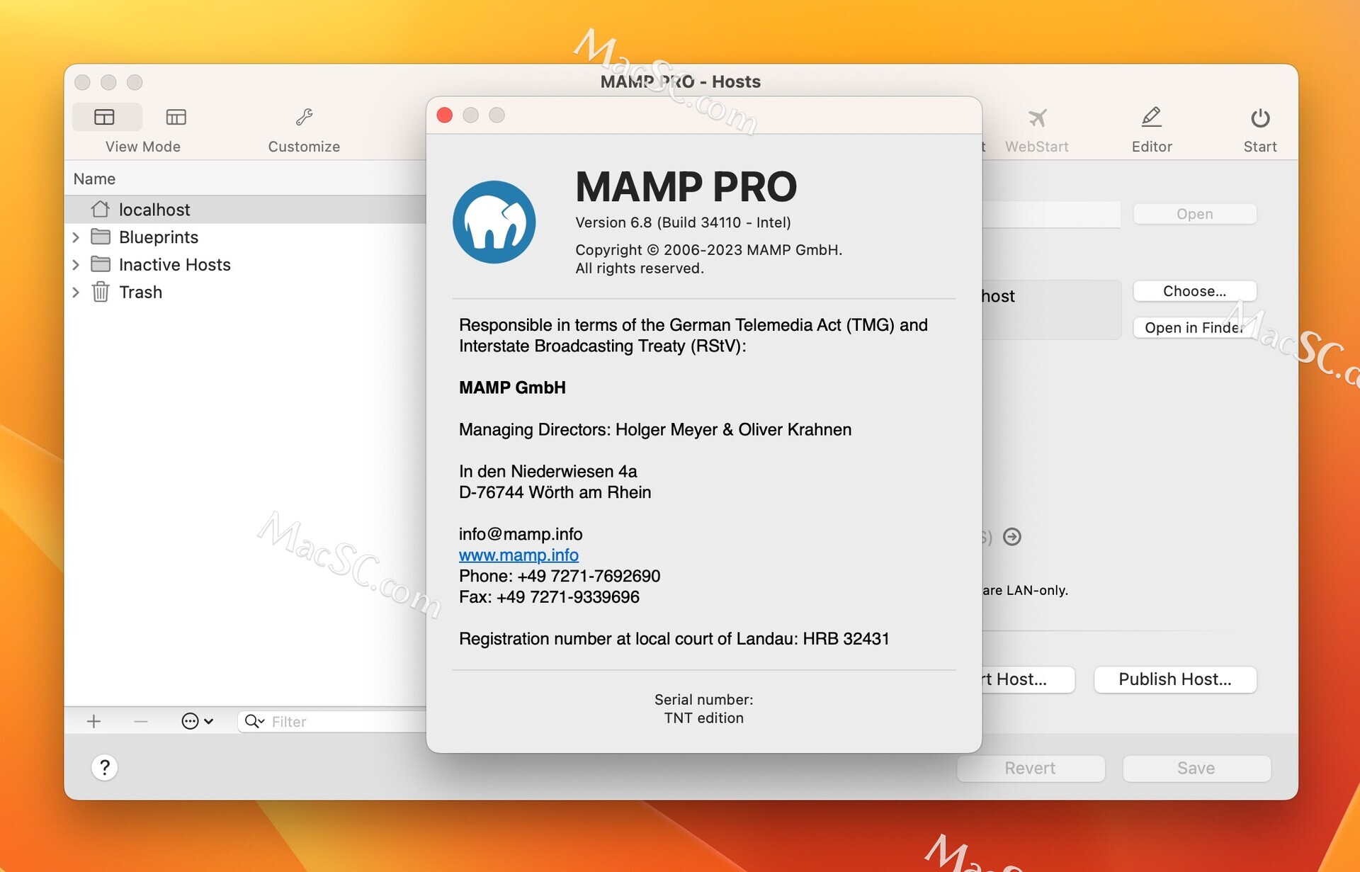 「MAMP PRO for Mac」—— 专业的Web服务器管理工具，自带激活版