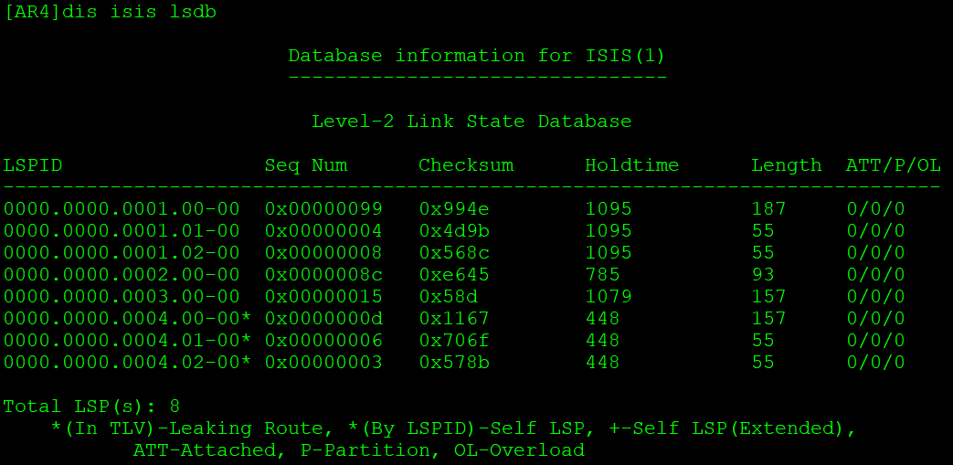 ISIS（IP v6）和BGP4+