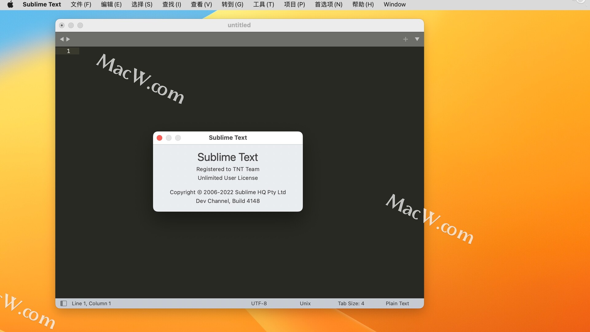 Mac程序员开发必备-sublime text for Mac 汉化版-编辑器