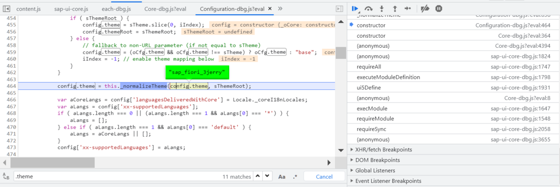 SAP UI5 Theme Library 的解析逻辑和 SAP UI5 配置元数据的默认值