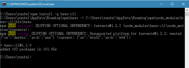 使用GitHub+Hexo快速搭建自己的技术博客