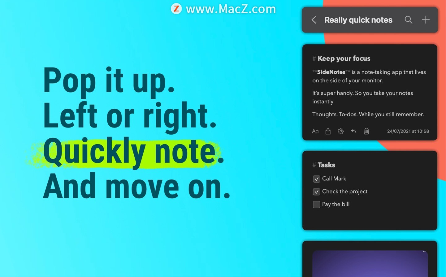 SideNotes for Mac(即时笔记) 1.4.13免激活版