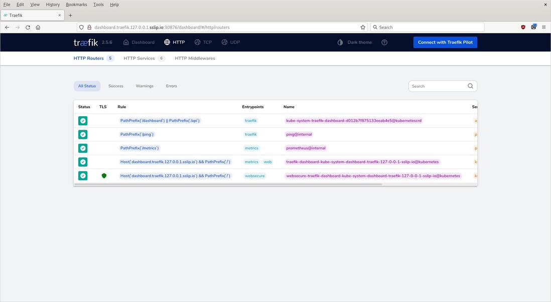如何使用 Rancher Desktop 访问 Traefik Proxy 仪表板