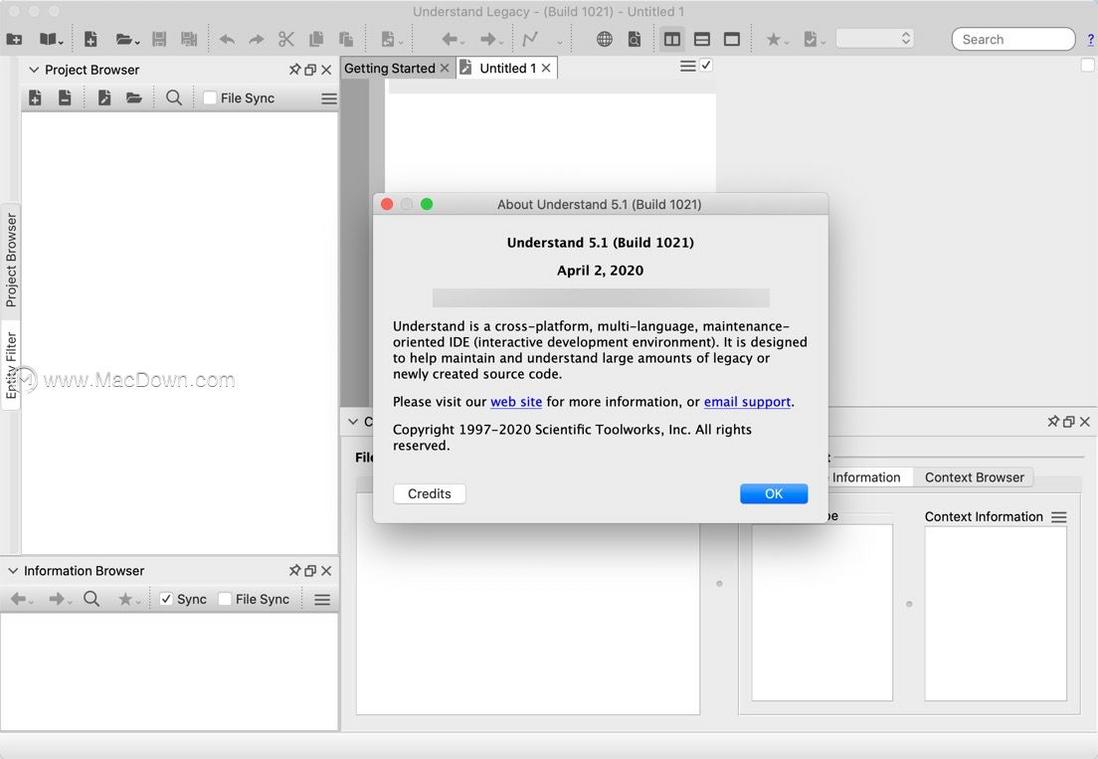 Understand for Mac(源代码分析维护工具) v5.1(1021)